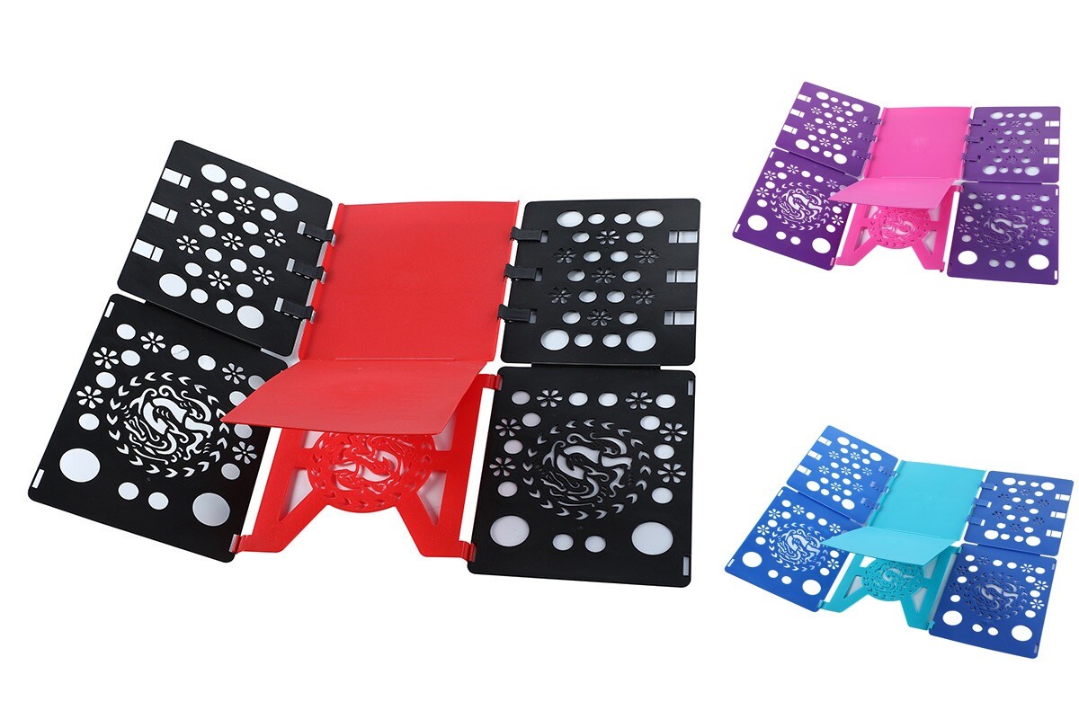 Verstellbar Pullover Hosen Hemden Wäsche Kinder- und Erwachsen-Faltbrett Falthilfe für Wäsche Kleidung T Shirt Falten Wäschefaltbrett Hemdenfalter Wäschefalter für Kleidung Aller Art